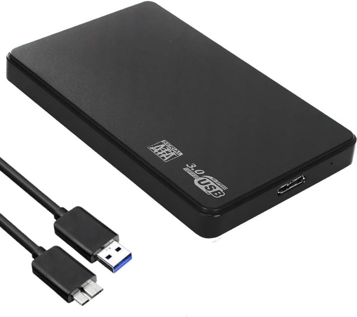 Externe Harde Schijf Behuizing - SSD Caddy Lezer - Snelle Data Overdracht - Gereedschapsvrij Ontwerp - 25 Inch - Zwart