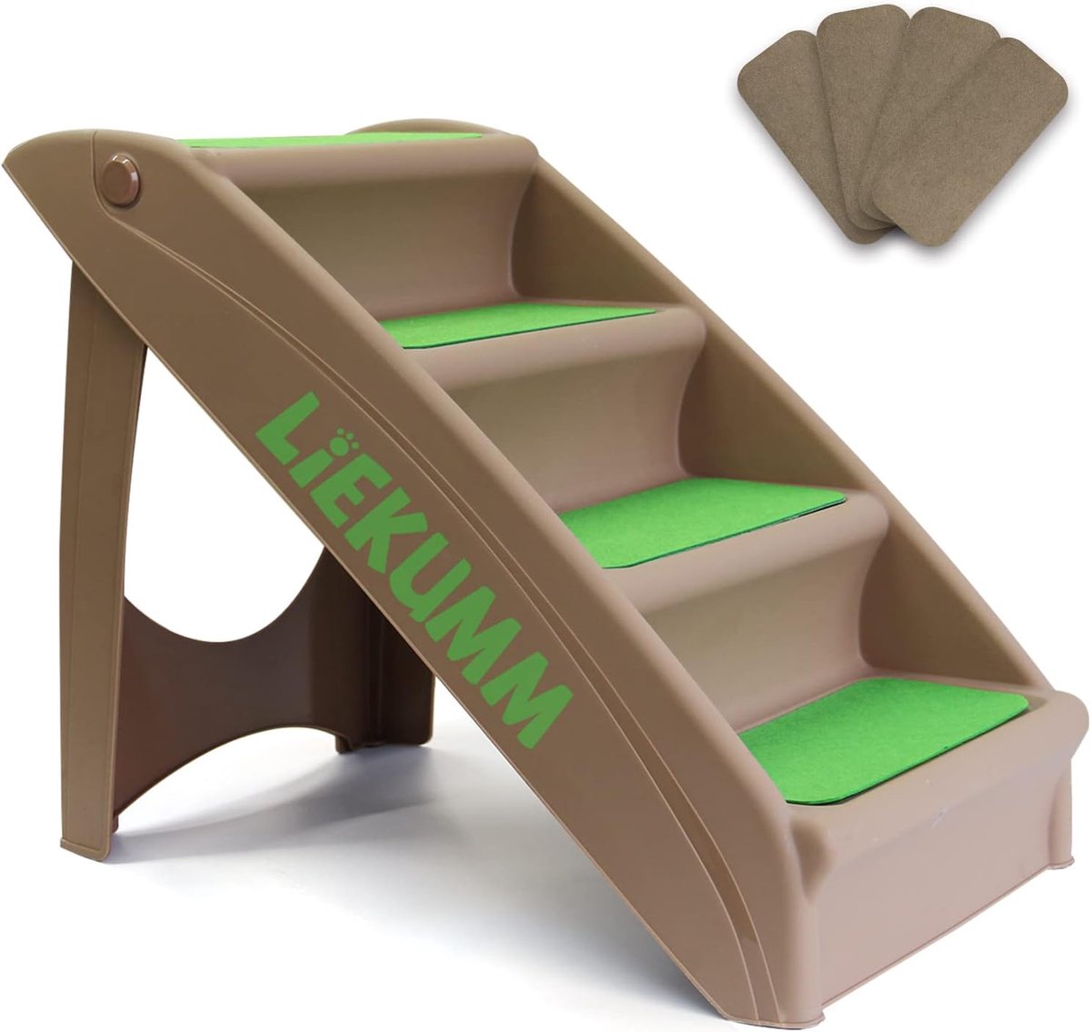 Opvouwbare Huisdiertrap - Hondenladder - Huisdieren helpen - Opvouwbaar en wasbaar - 4 treden 55 kg