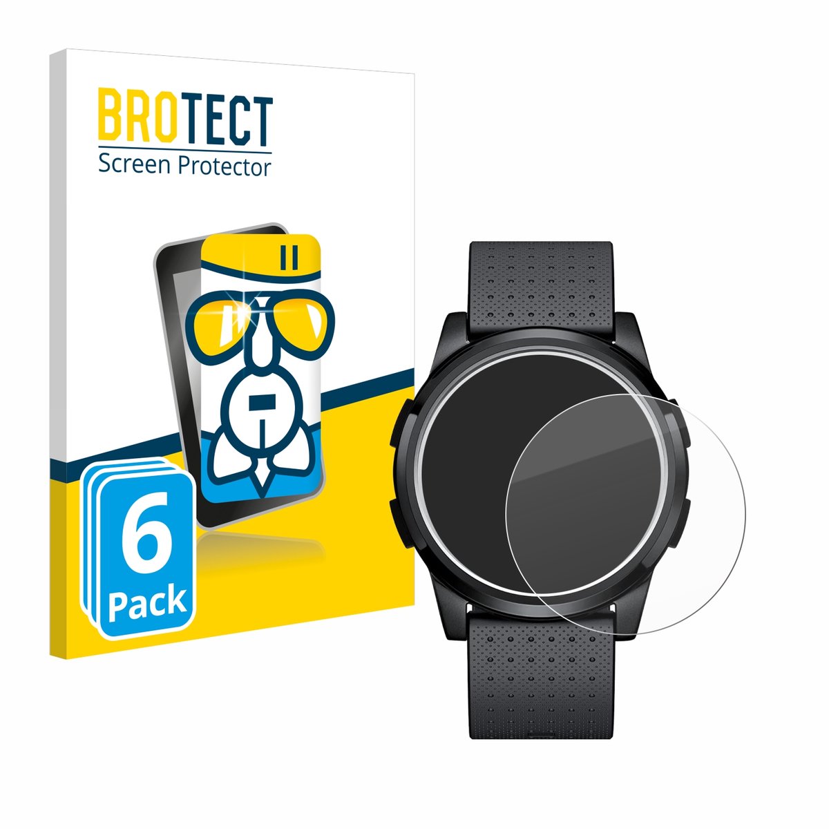Screenprotector 6 Stuks voor golden hour GH-1313P Beschermglas transparant