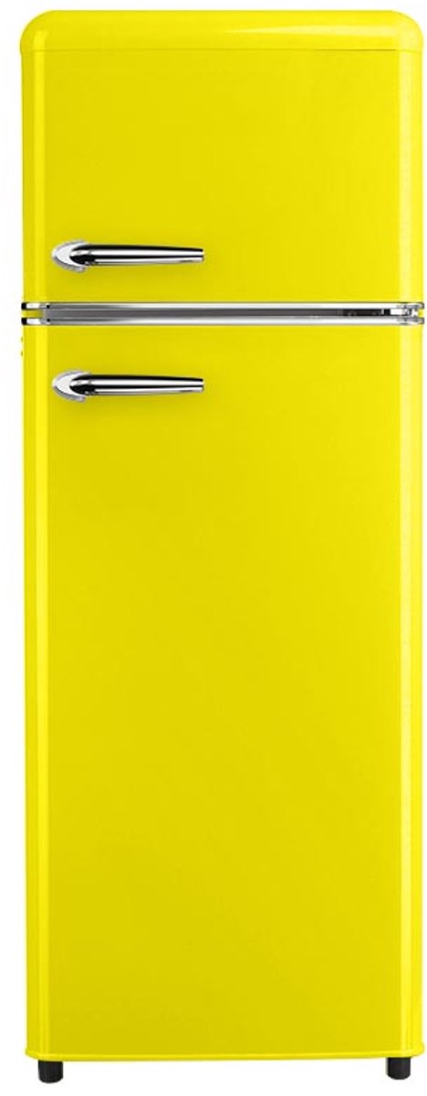 Helvetia HRDPER206EJ1 - Koel-vriescombinatie - Kleur Geel