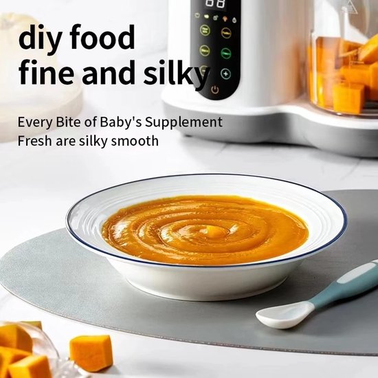 Deliqa 4 in 1 stoomapparaat - blender -hands free - 400 ml - touchscreen - stomen - malen - hapjes maker - stomer van Merkloos — afbeelding 5