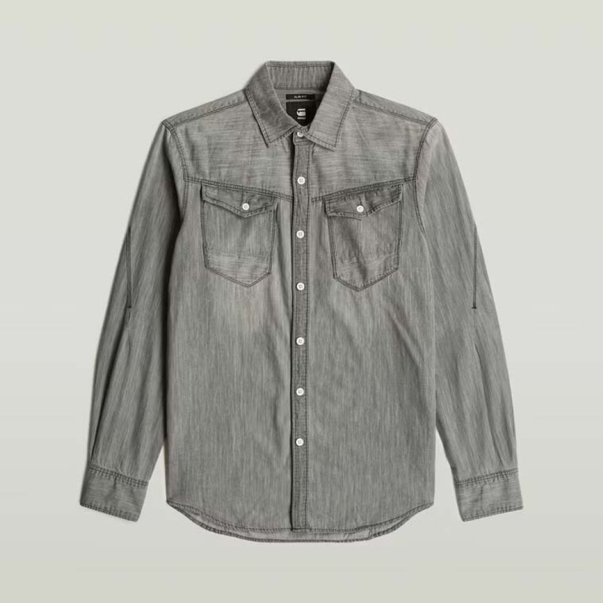 G-Star Arc 3d slim shirt ls Heren Shirts Medium Aged