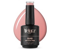 Velura® BIAB - Builder in a Bottle - 15ml Vintage Pink - Liquid Builder Gel - BIAB Gel Nagels - Flexibel & Dimethicone Hechting - HEMA- & TPO-vrij