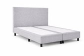 Boxspring SleepEase - 180x200 Zonder matras - Grijs Glad - Golden Matrassen Zeeland