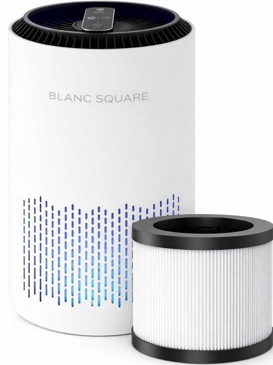 BS Luchtreiniger Pro - Air Purifier - met HEPA 13 filter + Koolstoffilter - 99,7% Effectief tegen Allergie, Hooikoorts, Huisstofmijt - Slaapmodus - Clean Air diffuser
