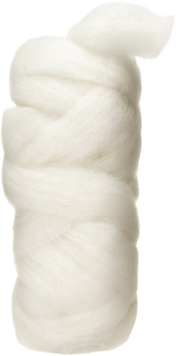 Wol roving 10m wit