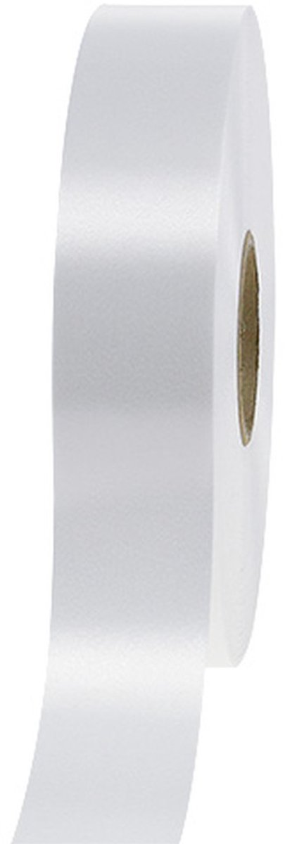 Krullint 30mm 100m wit