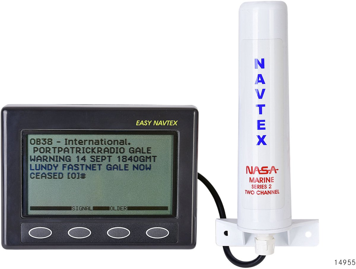 Nasa Easy Navtex tweekanaals Ontvanger met Staafantenne | EASY-NAVTEX