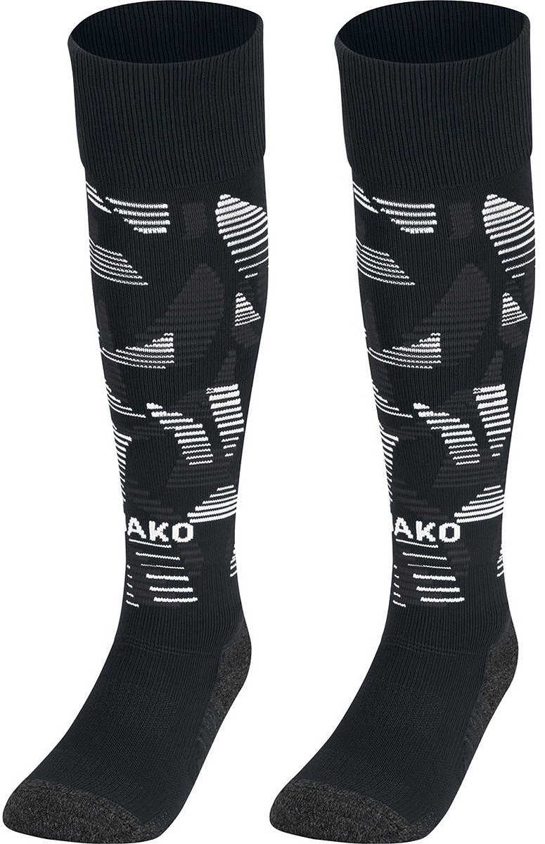 Jako Sonic Voetbalkousen - Zwart / Antraciet | Maat: 39-42