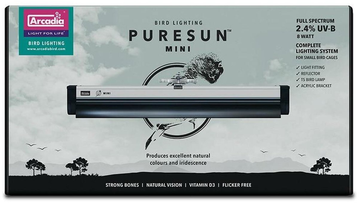 Arcadia Puresun Vogel Lamp Set Met Houder Mini 8 Watt