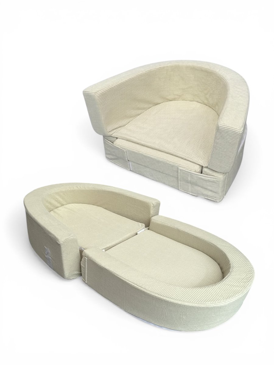 Liefjes & Co Campingbedje - Sofa - Opklapbaar - Wit