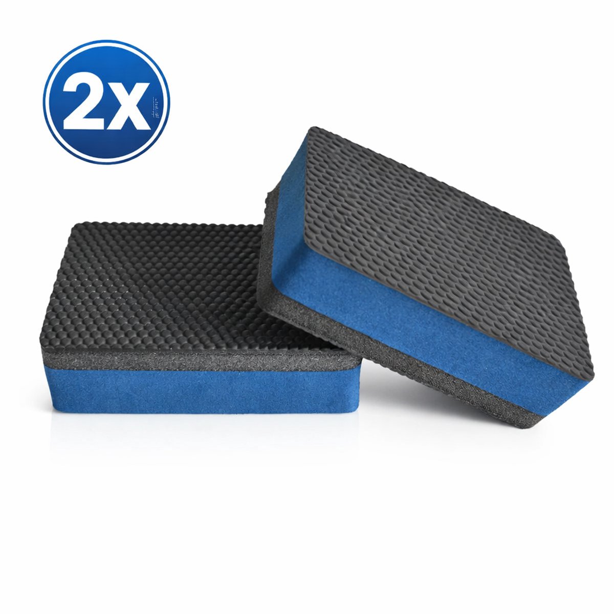 Auto klei spons | Clay sponge auto detailing | Autowassen accessoires | Kleibar alternatief | Auto reinigen spons | Teer verwijderen auto | Insecten remover auto | Lak reinigen krasvrij |Car detailing tool| Wax voorbereiding | Nano klei spons set 2X