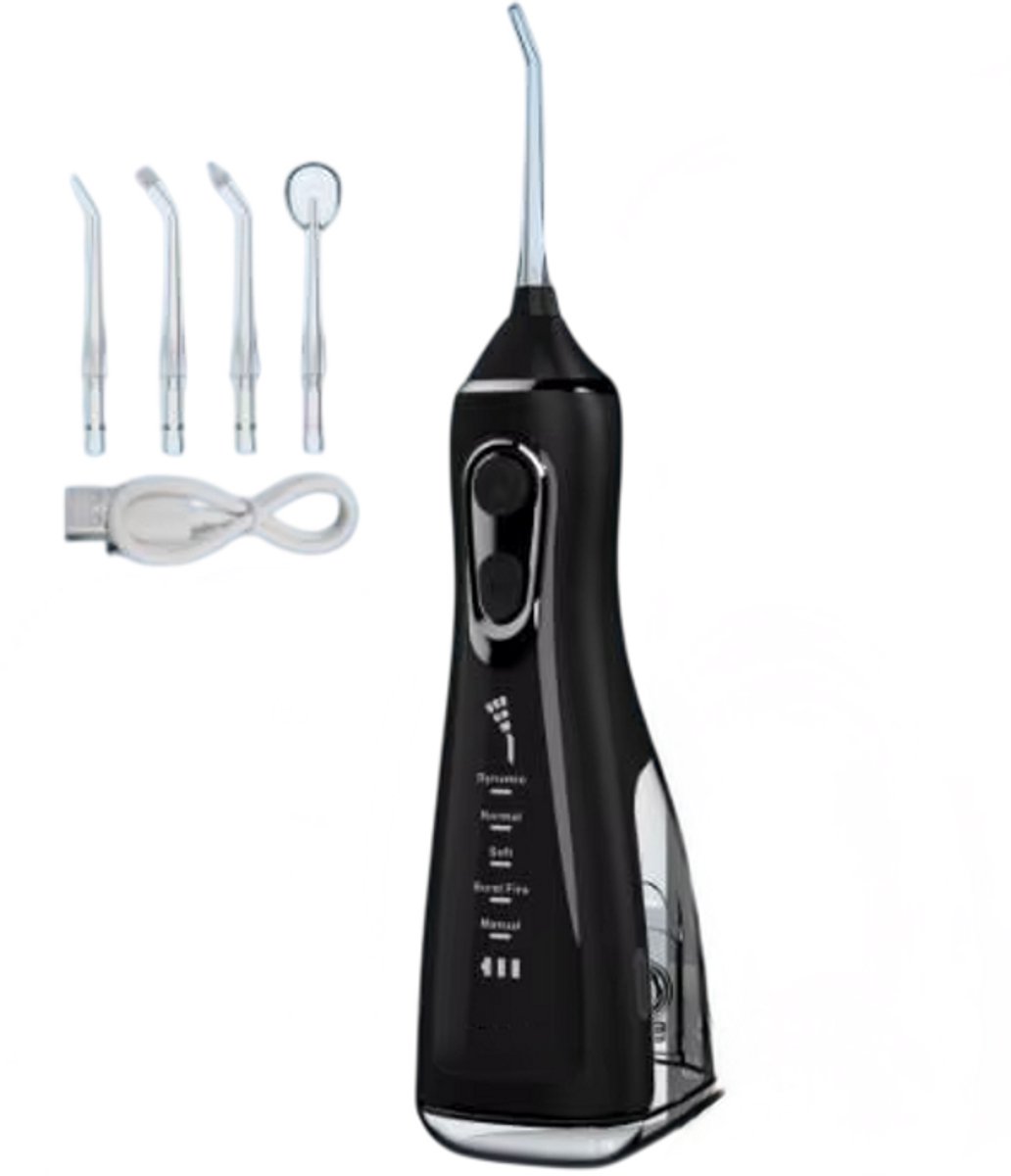 Orale Irrigator - Draagbare Waterflosser met 5 Snelheden en 350ml Reservoir | Waterdichte Tandreiniging met IPX6 | Tand Scaler en Mondhygiëne