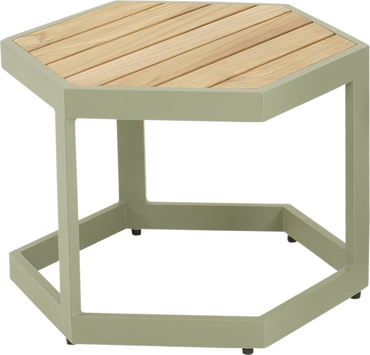 Beistelltisch Esagono 48x41,5x34cm soft groen | Zijtafeltje | Salontafel