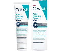 CeraVe Acne Foaming Cream Wash – 10% Benzoyl Peroxide - 150ml