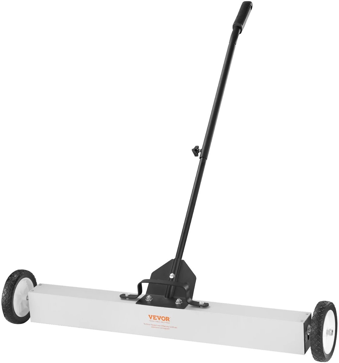 Bregico Magneetbezem - Magnetische Bezem - Magnetische Veegmachine - 75cm Breed - Wit