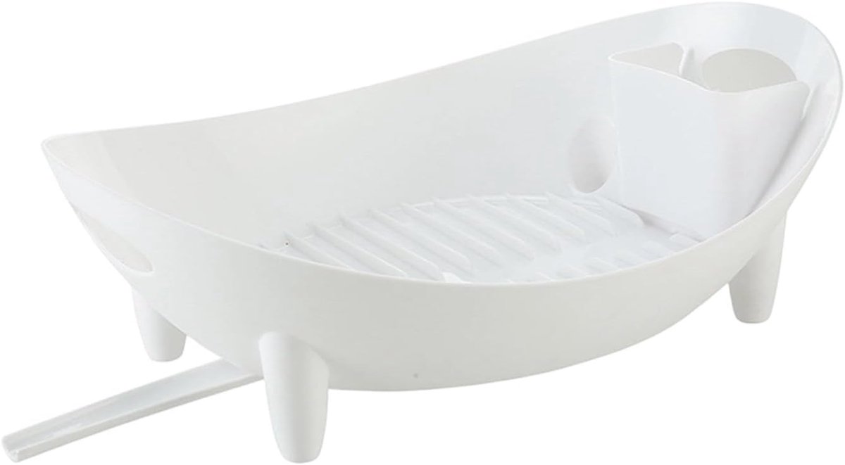 Afdruiprek Keuken - Aanrecht Organizer - Servies Drogen - Met Bestekhouder - 39.5 cm Lengte