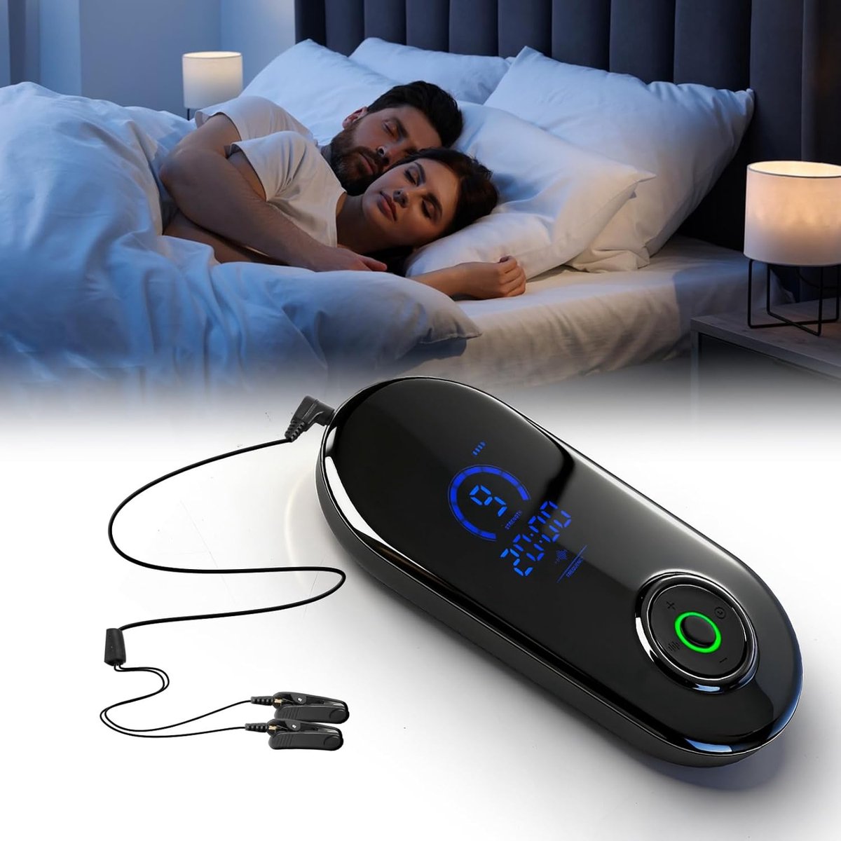 Slaaphulpmiddel - Zenuwstimulator - Ontspanning Bevorderen - 3 Modi 9 Niveaus - USB Opladen
