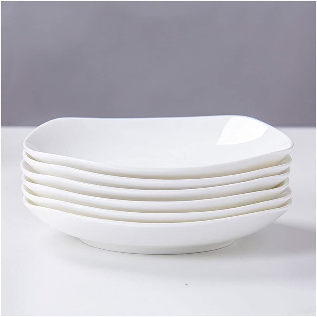 Dinerborden Set - Keukenservies Borden - Dagelijks Gebruik - Vaatwasserbestendig - Set van 6