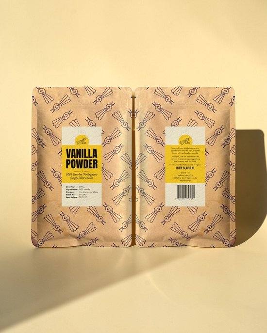 Slavik | Bourbon Vanillepoeder Madagaskar - 100% Puur Vanille Poeder - 200 gram