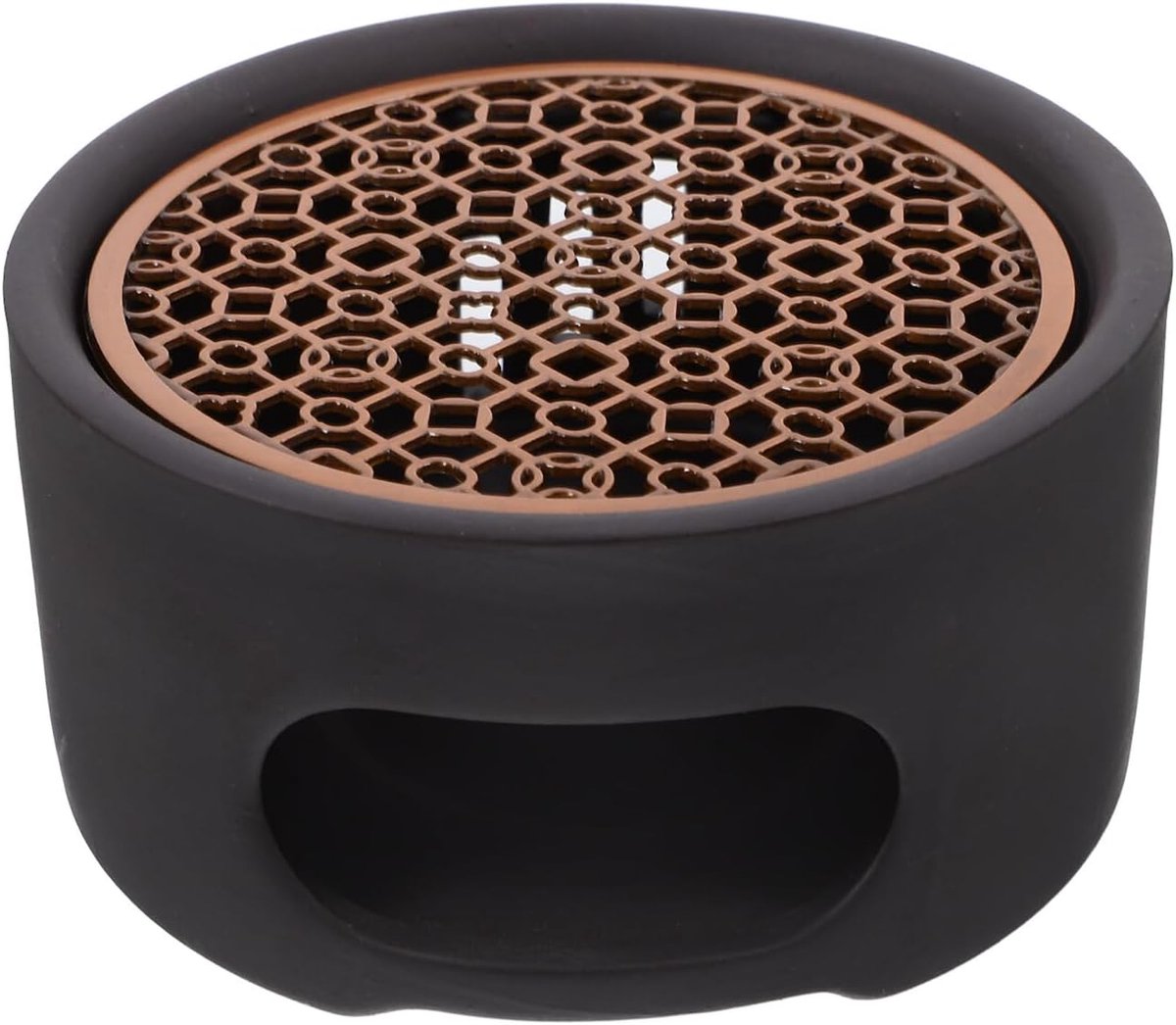 Metalen Theepotverwarmer - Theelicht Houder - Thee Warm Houden - Stabiele Antislip Basis - 11.5 x 11.5 x 6.5 cm