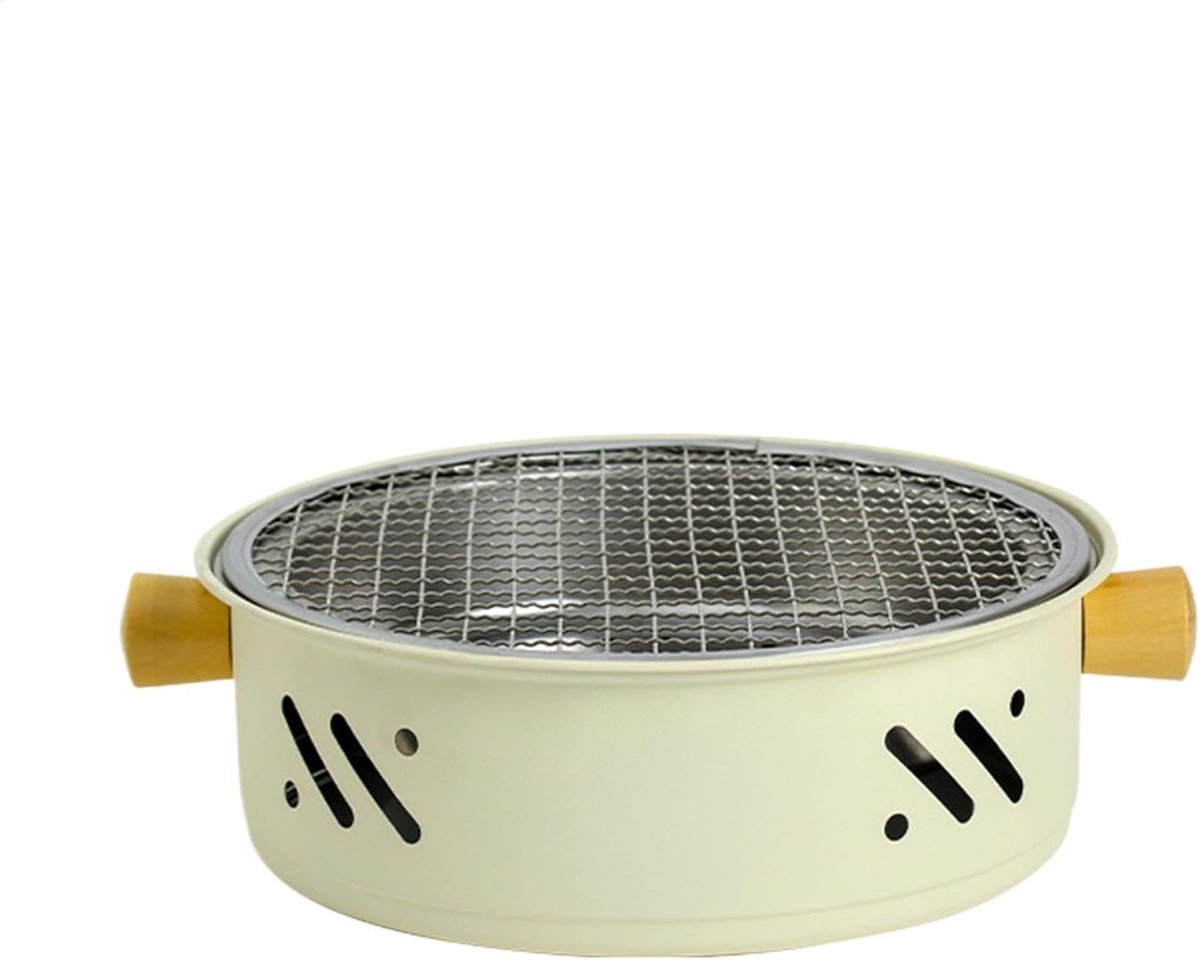 Tafelgrill - Barbecue Pan - Buiten Koken - Draagbaar Ontwerp - 32x28x9 cm