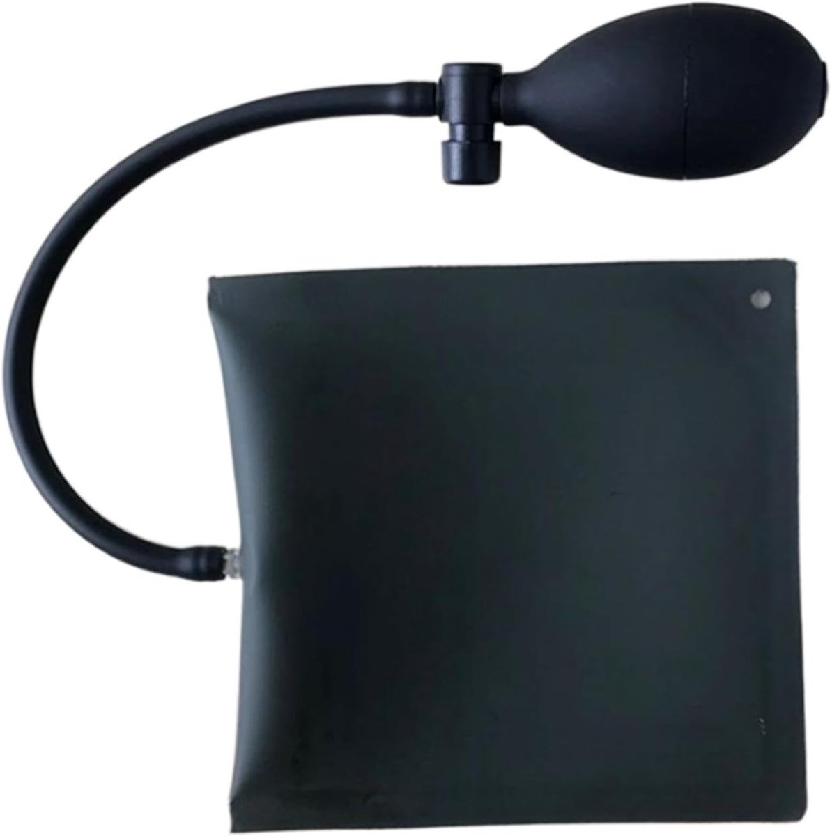 Lucht Wedge Pomp - Opblaasbare Shim - Deuren Ramen Plaatsen - Zelfnivellerend Hulpmiddel - 20 x 15 cm - Zwart