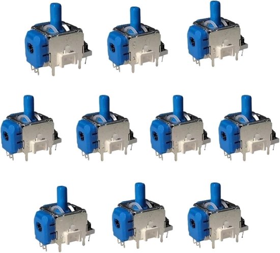 Joystick Vervanging - Analoge Stick - Controller Reparatie - Elektromagnetisch Anti-Drift - 2 Stuks - Zwart — afbeelding 2
