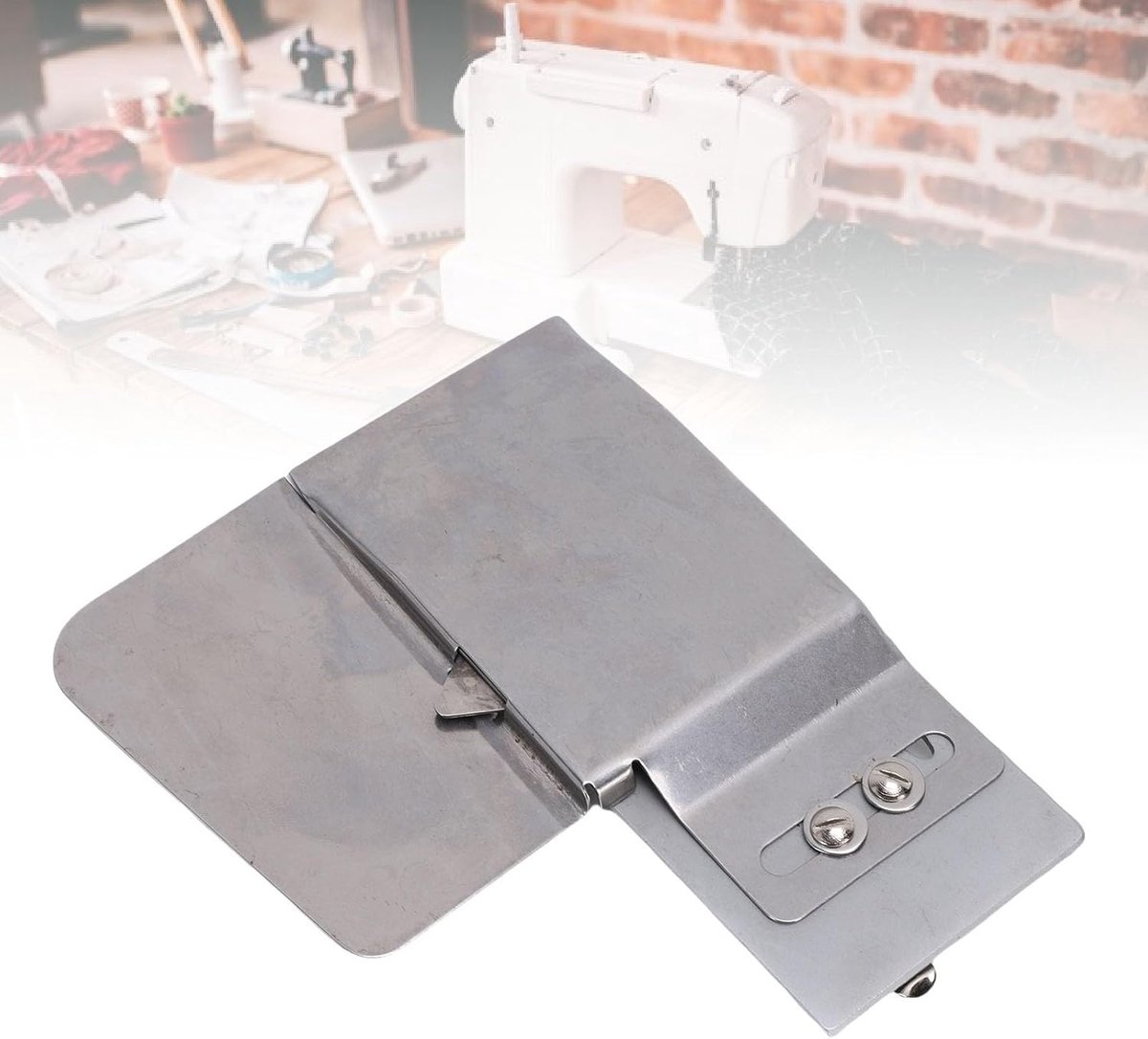Manchet Naaimachine - Stoffen Gids - Uniforme Naden - Automatisch Vouwen - 13.4 x 11.4 cm