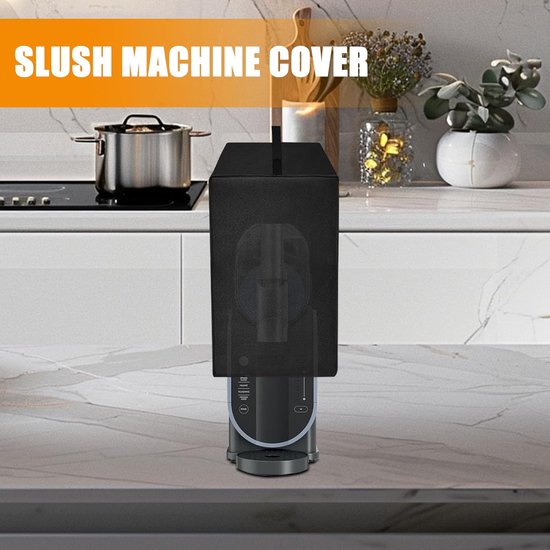 Ijsmachine Stofkap - Slush Machine Cover - Keuken Bescherming - Duurzaam Oxford Materiaal - 43x48x17cm - Zwart — afbeelding 3