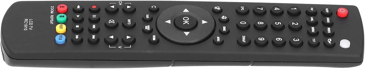 Universele Afstandsbediening - Reserve Bediening - TV Kijken - Directe Werking - 10 Meter Bereik - Zwart