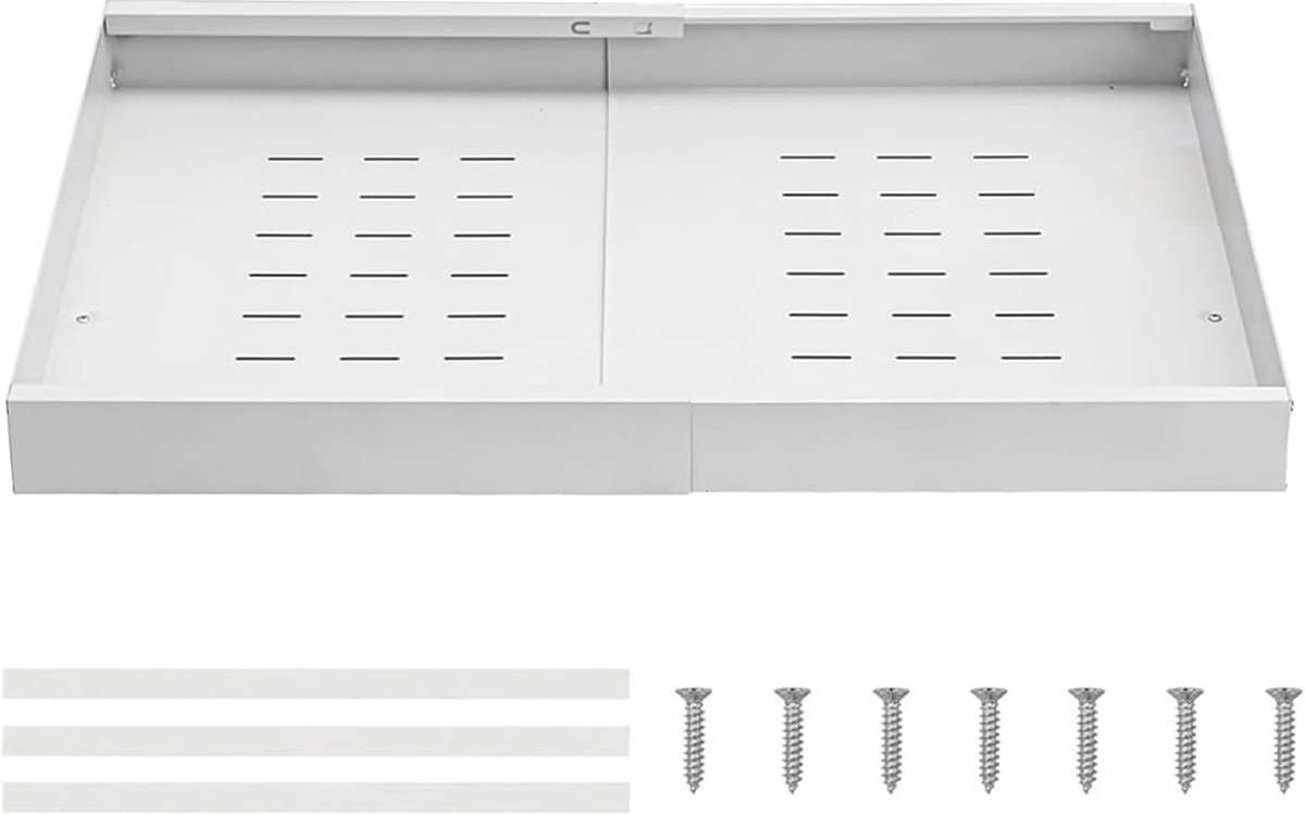 Uitschuifbare Lade - Keuken Organizer - Kast Indelen - Zelfklevende Montage - 43x10x10 cm