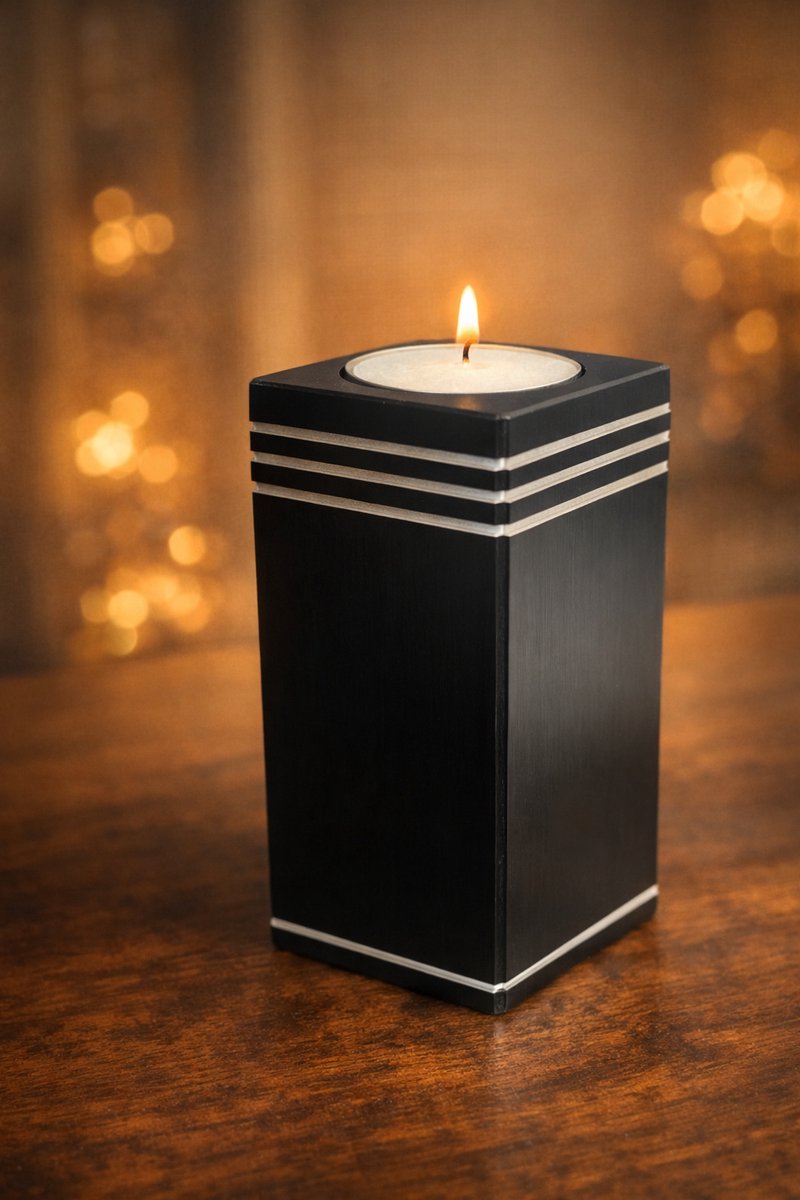 mini urn met waxinelichtjes kamer