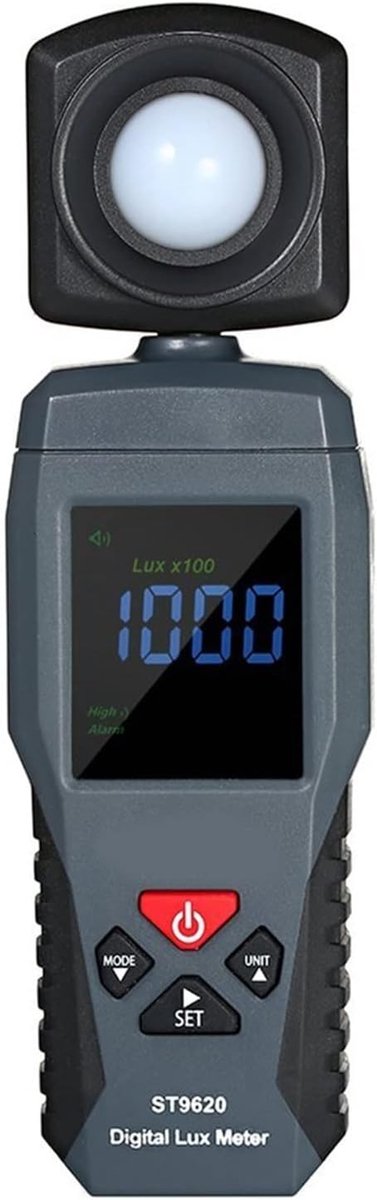 Lichtmeter - Luxmeter UV meter - Meten verlichting - Handheld digitaal - 1-200.000 Lux