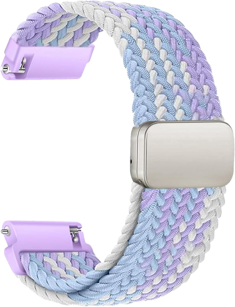 Nylon Horlogeband - Verstelbaar Bandje - Dagelijks Gebruik - Magnetische Sluiting - 18-22mm