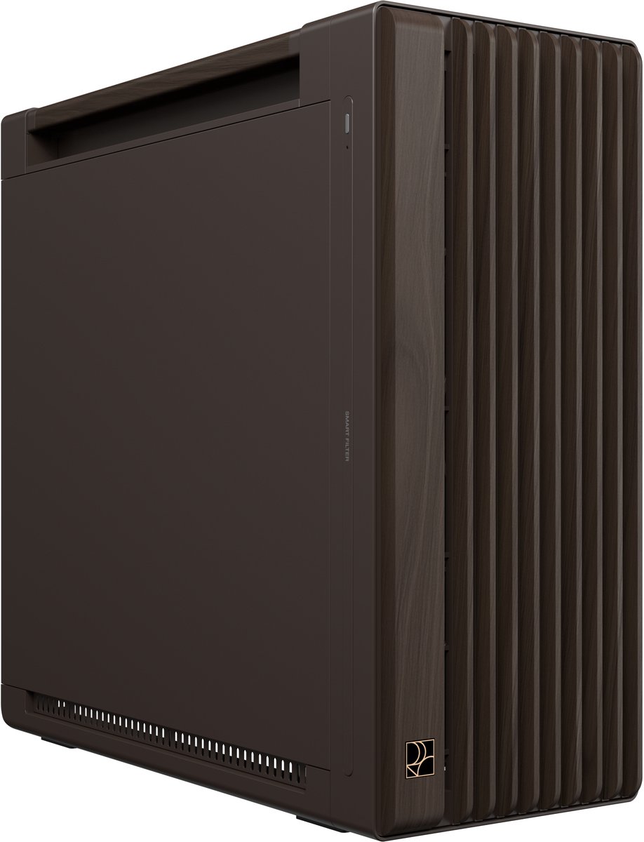 ASUS ProArt PA602 Wood Edition Retro Brown - Metal Panel Midi Tower Bruin