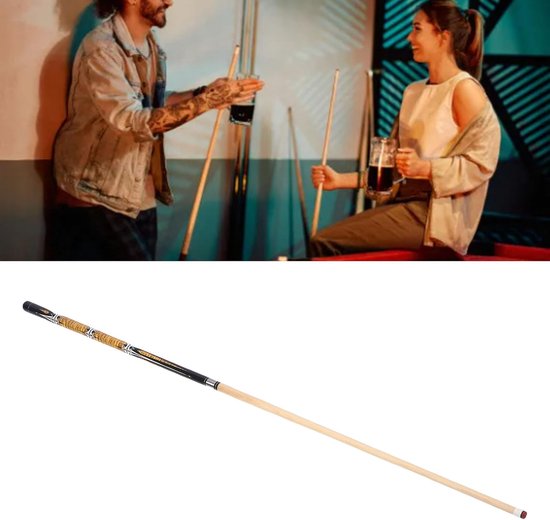 Biljartkeu - Poolstok Keu - Biljart Spelen - Tweedelige Constructie - 13mm Tip - Esdoornhout — afbeelding 3