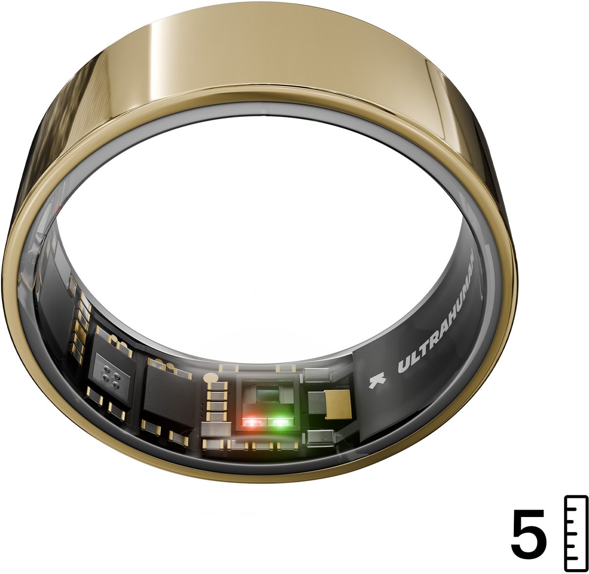Ultrahuman AIR Smart Ring, Bionic Gold - Grootte 5