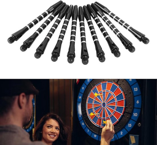Dart Shafts - Dart Stelen - Darten - Vergrendelingsgat Ontwerp - 53 mm - Zwart van Dart — afbeelding 3