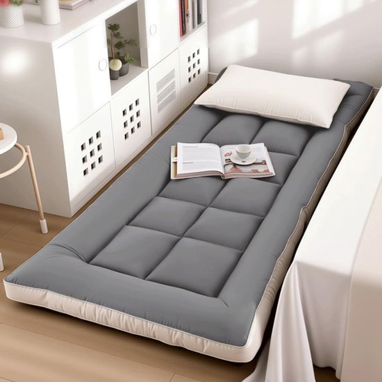 Draagbare Matras - Opvouwbaar Bed - Ruimtebesparend Slapen - Elastische Banden - 90x190cm — afbeelding 2