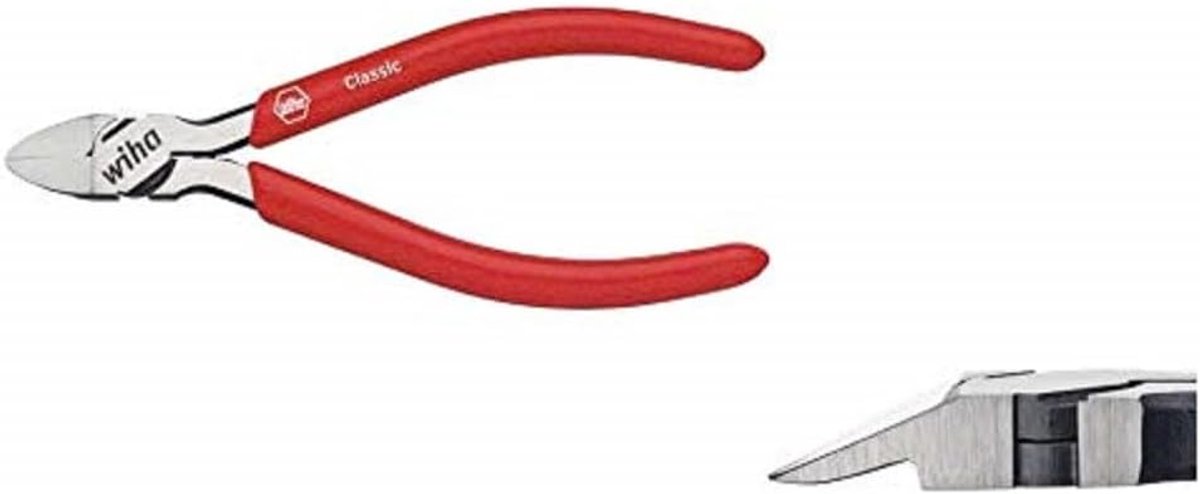 Diagonale Tang - Kunststof Kniptang - Precisie Werk - Geen Spanen - 125mm - Zwart