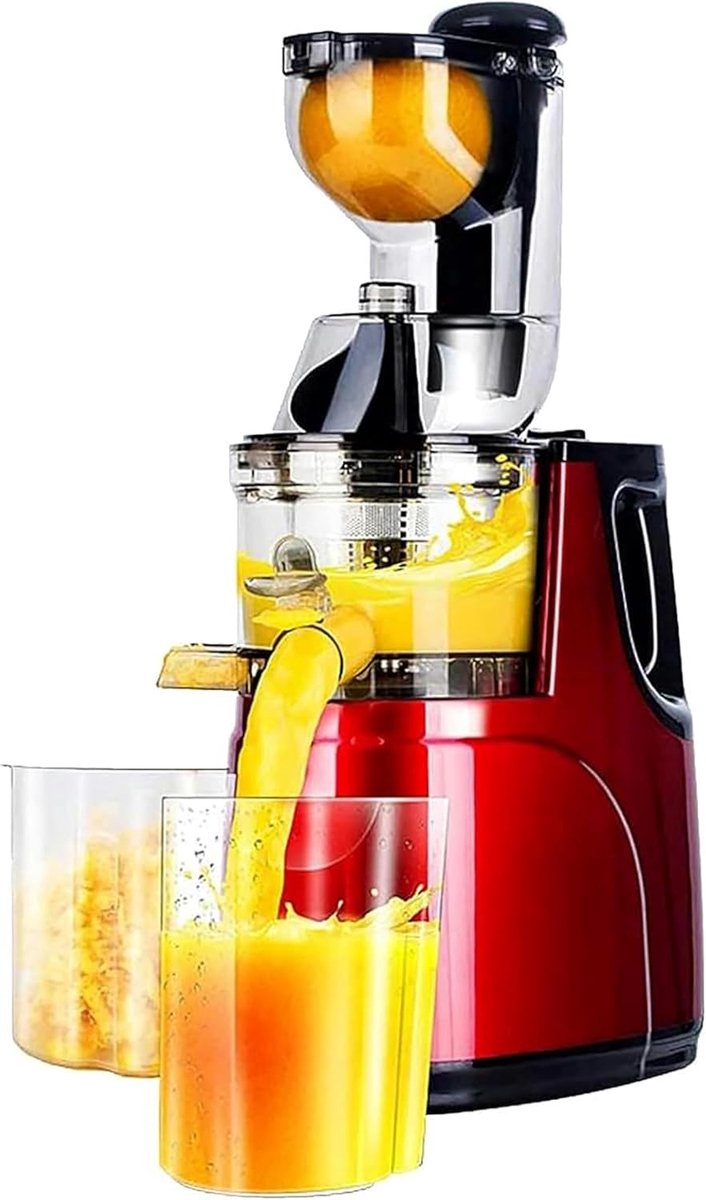 Elektrische Sapcentrifuge - Koude Pers Juicer - Gezond Sap Maken - Efficiënte Sap Scheiding - Compact Ontwerp