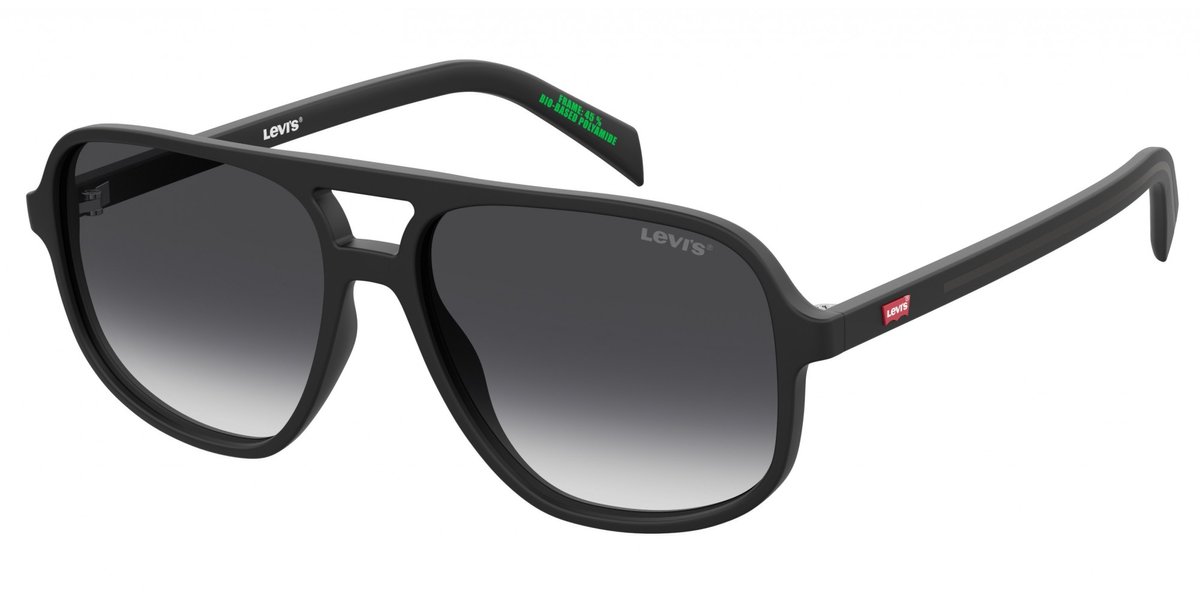 Levi's LV 5073/S Matte black 56/15/145 MAN Zonnebrillen