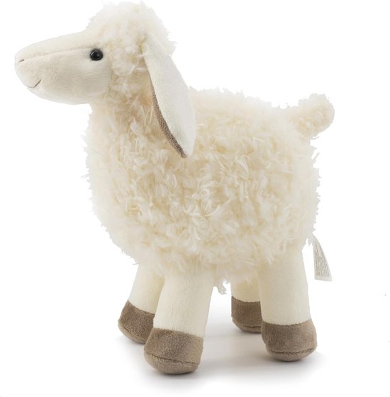Pluche Dier - Knuffel Schaap - Kinderen Spelen - Extra Zacht Materiaal - 22 Cm - Grijs — afbeelding 2