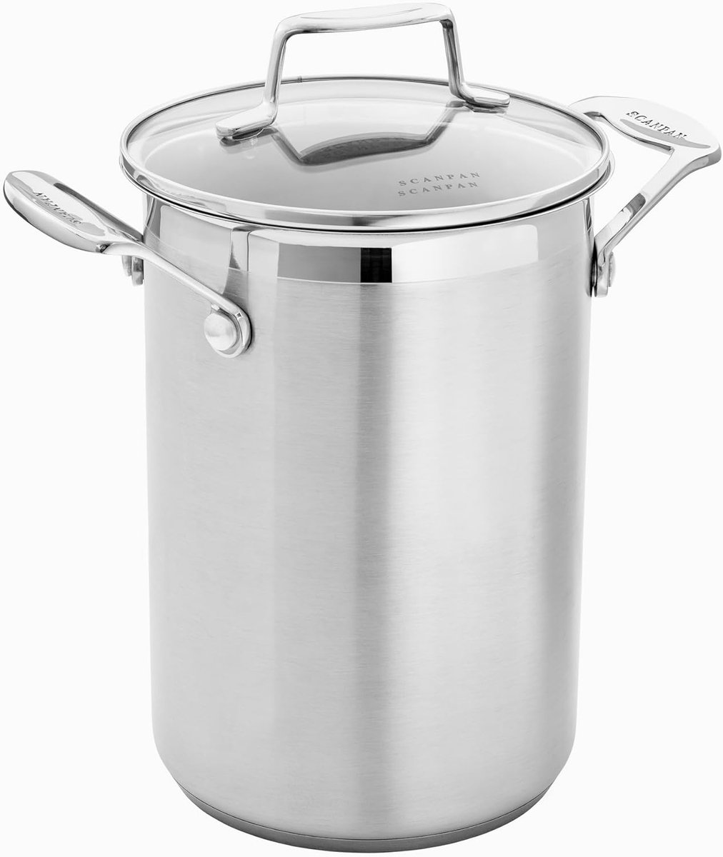 Asperge Maïstopf - Kookpan - Groenten Koken - Sandwich Bodem - 45 Liter - Zilver