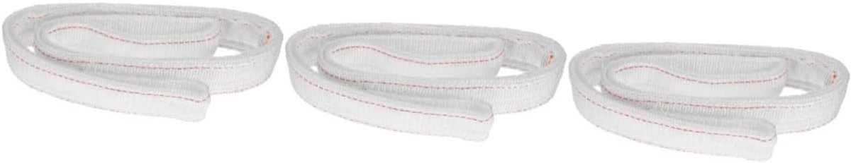 Touw voor Takelen - Spanbanden Lashing - Zwaar Werk - Hoge Treksterkte - 100cm x 5cm - Wit