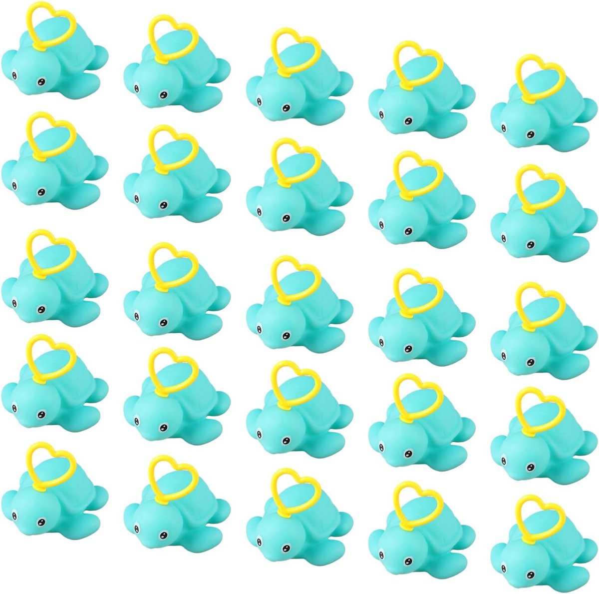 Eendjes Visspel - Waterdicht Speelgoed - Badplezier Kinderen - 20 Stuks Set - 7x6cm - Zeeschildpad