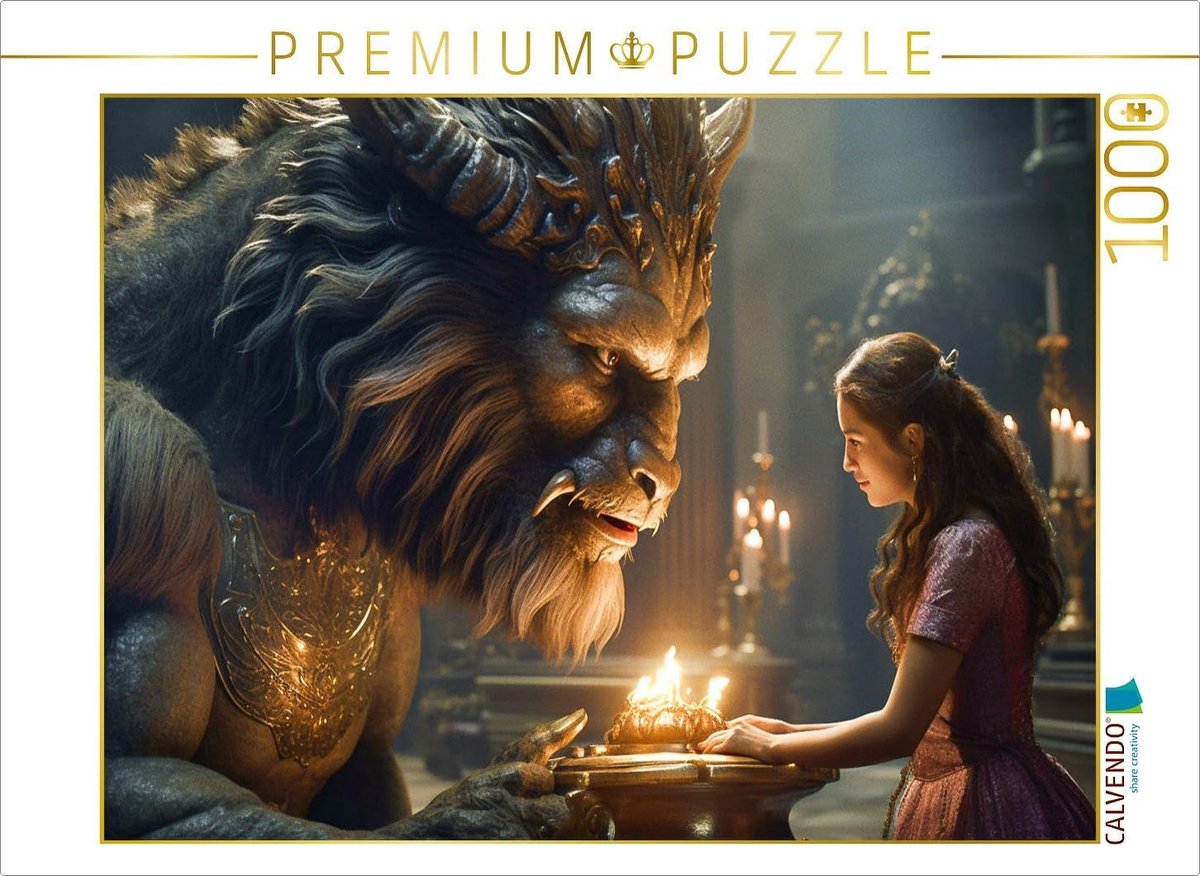 Fotomodel Puzzel - Droom Puzzel - Ontspanning Thuis - Magisch Sprookjesbeeld - 64x48cm - Multicolour