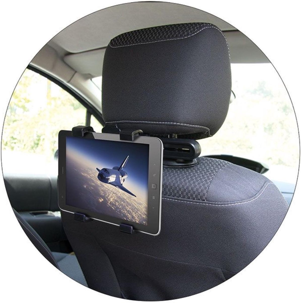 Stevige iPad en Tablet Houder Auto Hoofdsteun Krachtige