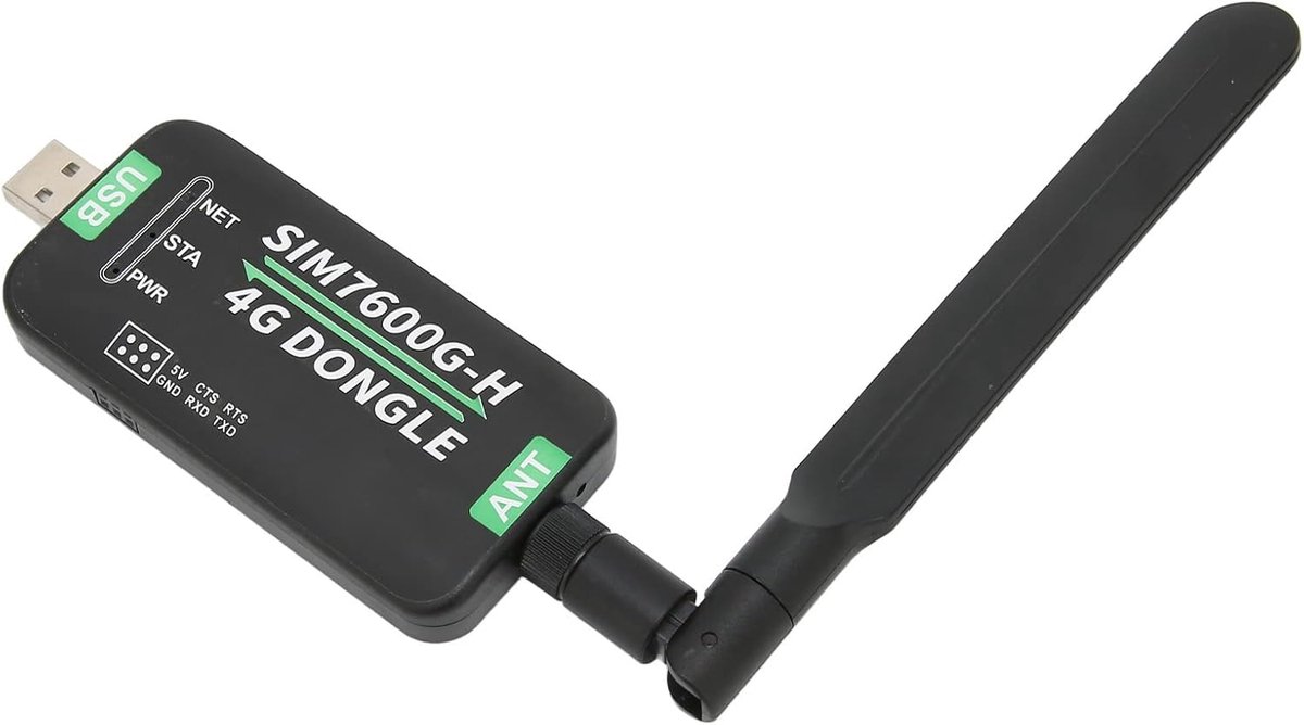 4G Dongle Module - USB Netwerkadapter - Internet Toegang - Industriële Kwaliteit - 150Mbps Downlink - Zwart